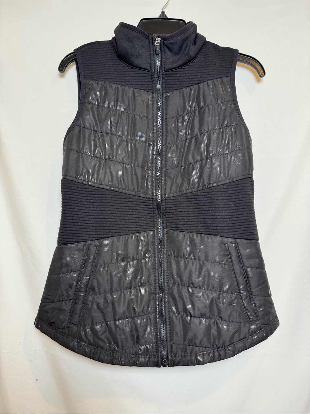 FILA SPORT Woman’s Mix Ottoman Black Vest